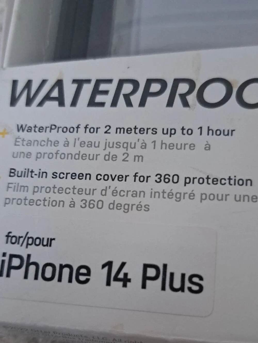 OtterBox Fre Series Waterproof MagSafe Case for iPhone 14 Plus - Black